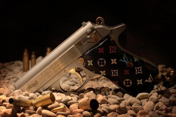 35 Things That Shouldn’t Be Louis Vuitton-Monogrammed - Louis Vuitton handgun photo