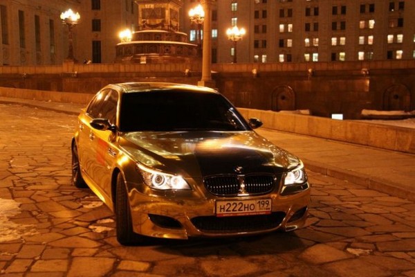 Gold Plated BMW M5 photo-001