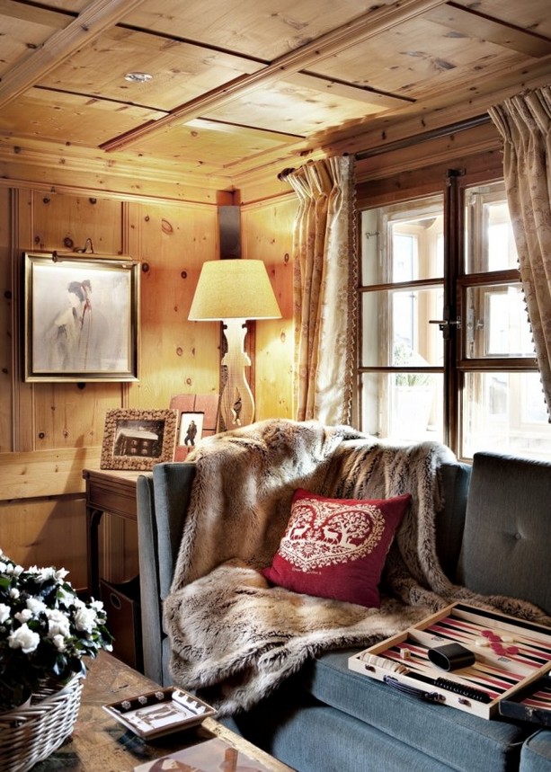 Chalet Bear Living Room