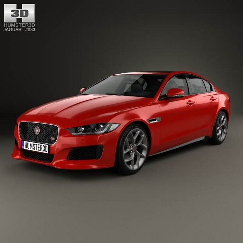 3D model of Jaguar XE S 2015