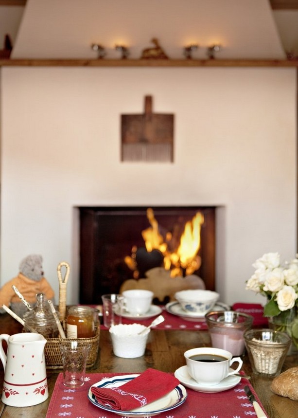 Chalet Bear Fireplace