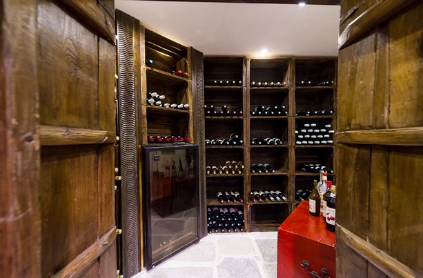 Chalet Toit du Monde Wine Cellar