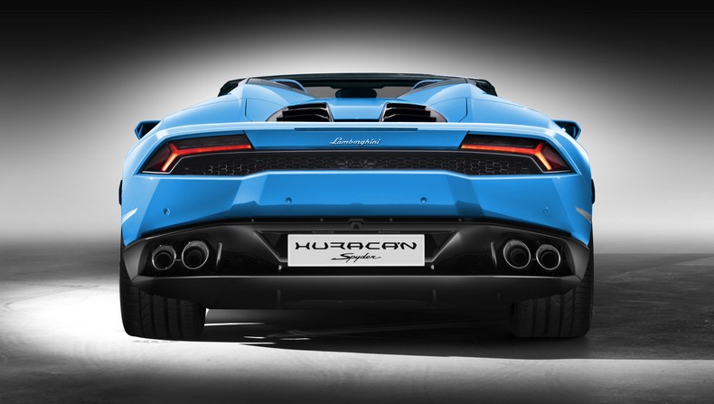 Lamborghini Huracan Spyder back view