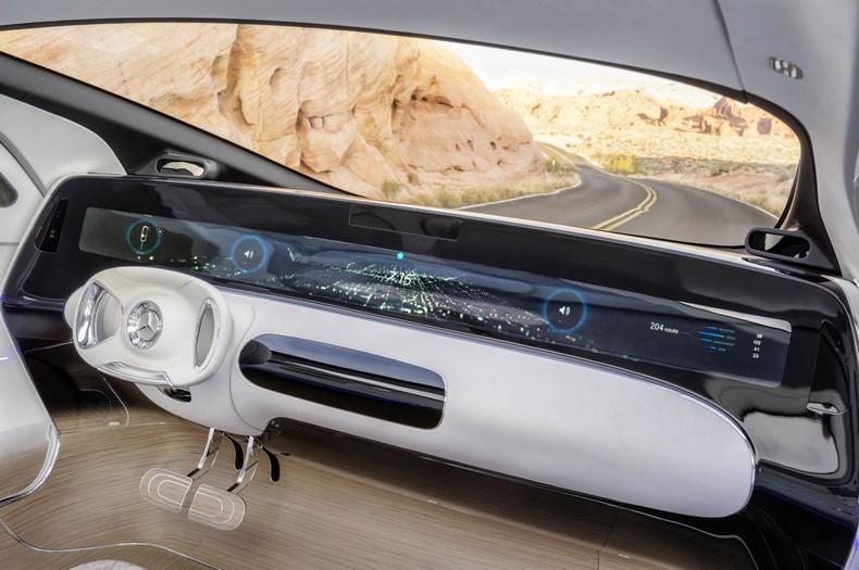 Mercedes-Benz F 015 Luxury in Motion, 2015 - Dashboard