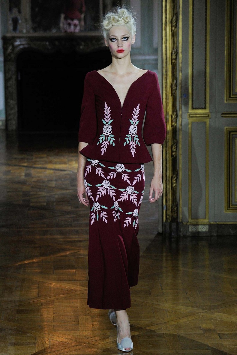 Ulyana Sergeenko Fall 2015 Couture at Paris Fashion Week 4