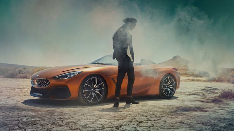 BMW introduces its new sports car 'Concept Z4' at Pebble Beach 2017
