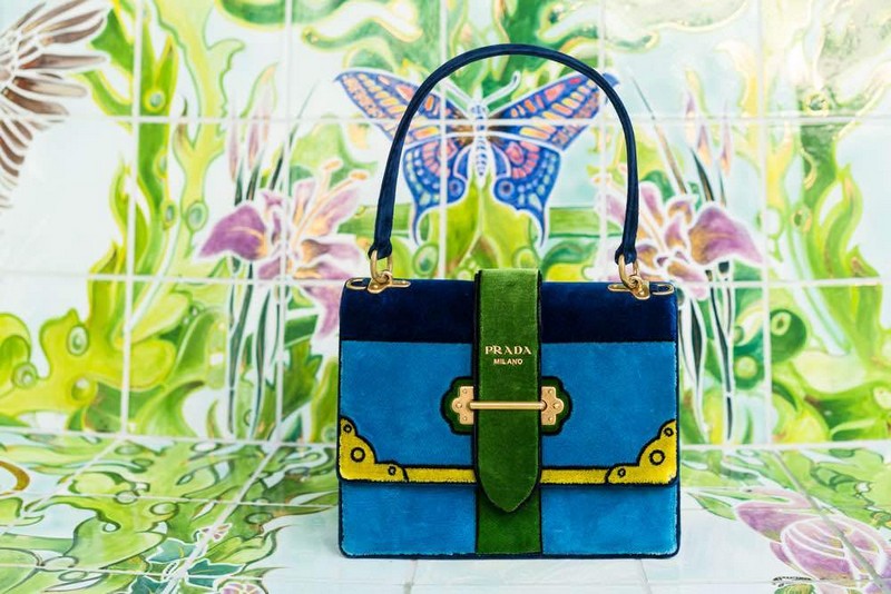 Prada Velvet Cahier handbags
